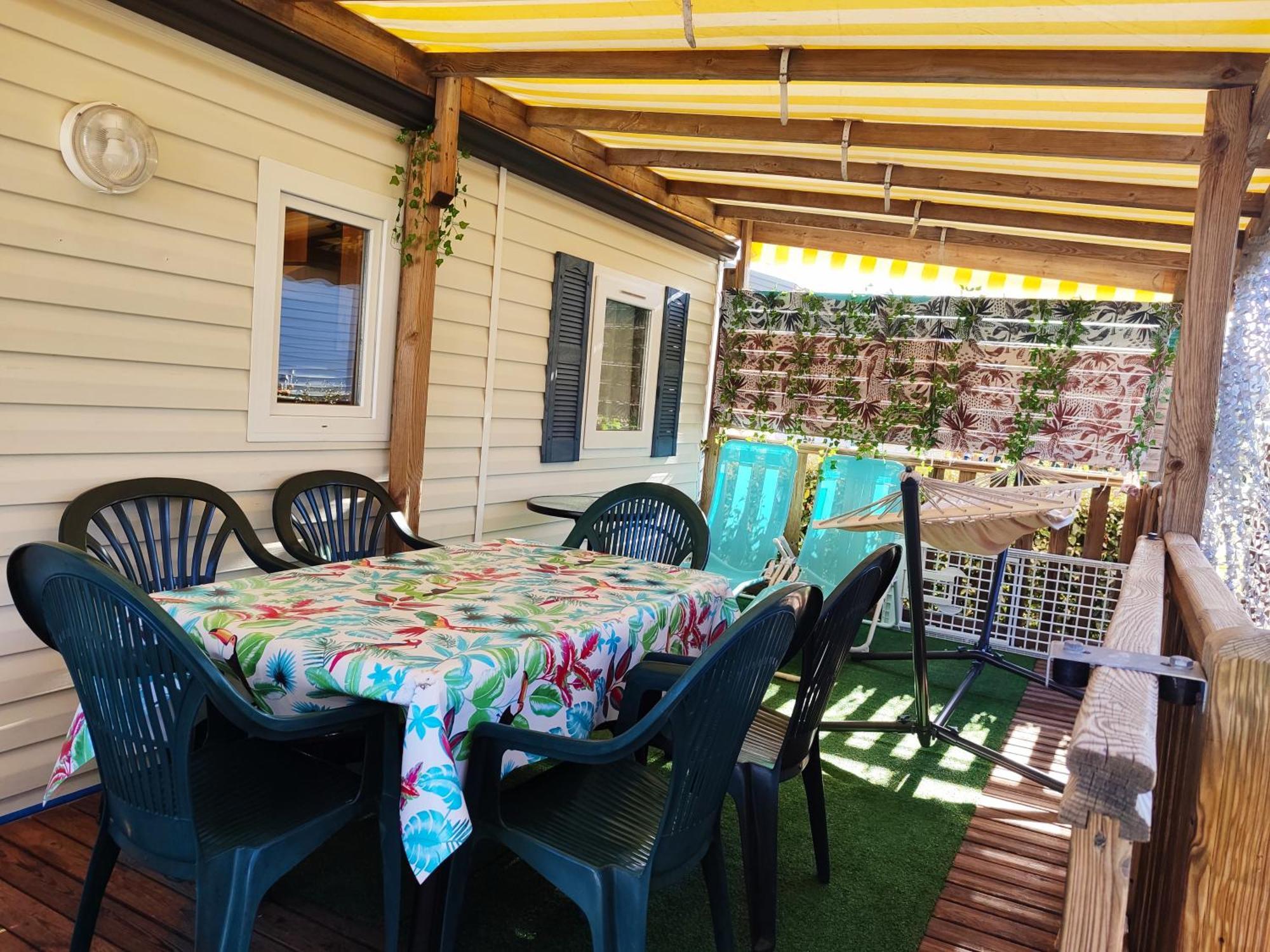 Mobilhome Au Camping Les Salins De La Gardiole Ex Camping Europe Vic-la-Gardiole Buitenkant foto